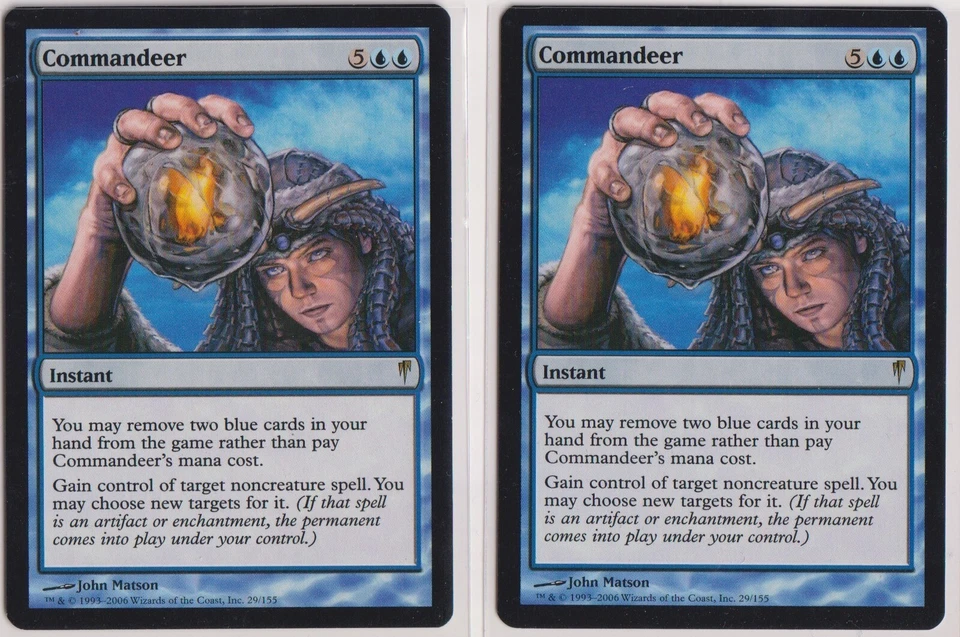 Magic: The Gathering Commandeer Coldsnap Non Foil x2 (LP) - Image 1 of 1