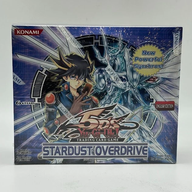 Yugioh Stardust Overdrive Booster Box Unlimited Edition 24 Count TCG CCG Cards - Image 1 of 3