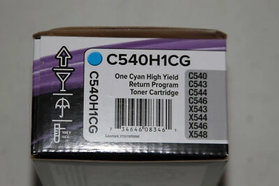 Lexmark C540H1CG Toner Cyan, C540, C543, C544, C546, X543, X544, X546  (BW_022) - Bild 1 von 2