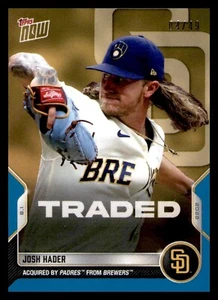 2022 Topps Now Blue Parallel #626 Josh Hader Padres Traded 4/49 - Picture 1 of 2