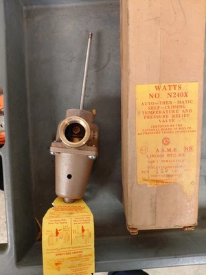 Watts NO. N240X  PRESSURE RELIEF VALVE 125 PSI - Image 1 of 4