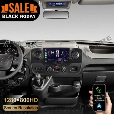 Android Auto Navi Carplay BT GPS Für Opel Movano 2 Renault Master 3 Nissan NV400 - Bild 1 von 4