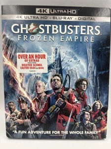 Ghostbusters: Frozen Empire (4KUltra HD, Blu Ray + Digital, 2024) w/Slipcover - Picture 1 of 7