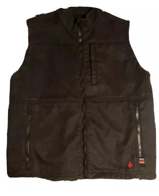 Forge FR Work Vest Mens Flame Resistant Ripstop Zipper MFRTVO-10041 Sz Large - Image 1 of 4