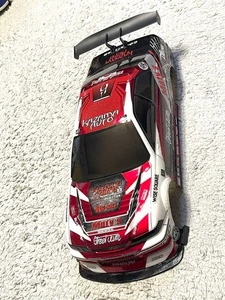 Yokomo Rare 100 Mark II Kazama Auto Vinyl RC Body 1/10 With Large Wing - Picture 1 of 13