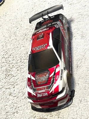 Yokomo Rare 100 Mark II Kazama Auto Vinyl RC Body 1/10 With Large Wing - Image 1 of 4