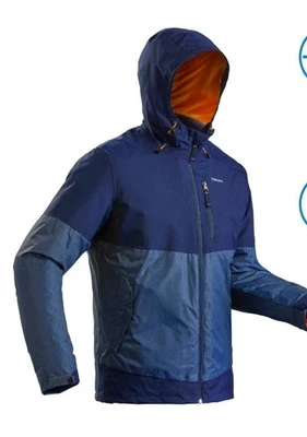 EUC Quechua Decathlon Men’s Rain Winter Trekking Hiking Ski Jacket Navy Size M - Image 1 of 4