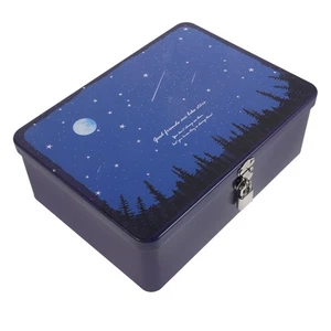 Aufbewahrungsbox Mit Schloss Reisen Desktop -Speicherboxen Schmuck Veranstalter - Bild 1 von 12