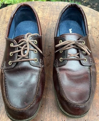 Timberland Zapatos Para Hombres Talla 10 Cuero Marrón Sin usar, en caja Informales Ortholite Zapatos para Barco Foto 1 de 4