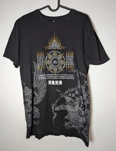 Herren T-Shirt Large Original Gravity "Fearless" schwarz asiatische Schrift 100% Baumwolle - Bild 1 von 7