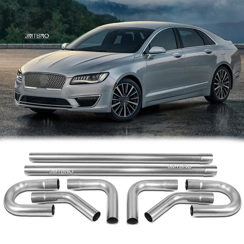 Kit de mandril de tubo de escape de acero inoxidable de 2,5" de 8 piezas para Lincoln MKZ sedán Foto 1 de 4