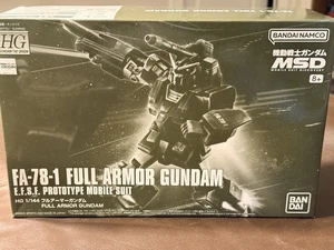 HG 1/144 FA-78-1 Full Armor Gundam MSD Model PB Premium Bandai New | US Seller - Picture 1 of 3