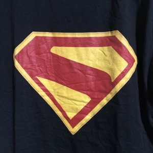 Superman t-shirt mens xxl black dc comics shirt 2xl vibrant colors - Picture 1 of 8