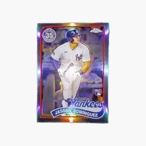 Jasson Dominguez RC #89CB-12 35° Anniversario Argento Rifrattore 2024 Topps Chrome - Foto 1 di 2