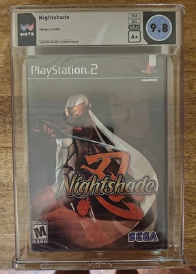 Nightshade (PS2, 2004) WATA 9.8 A+ Factory Sealed New PlayStation VGA - Image 1 of 2