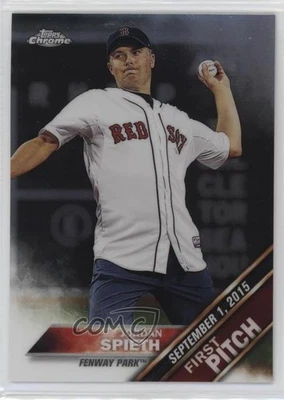 2016 Topps Chrome First Pitch Jordan Spieth #FPC-5 - Image 1 of 2