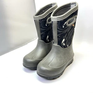 Bogs Kids Neo-Classic Spooky Grigio Fantasma Teschio Tg 12 Bambino - Foto 1 di 7