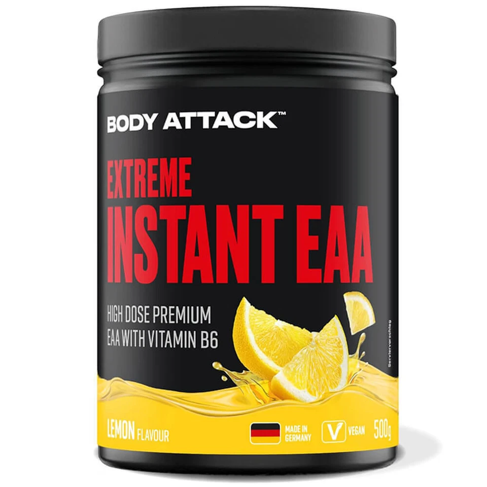 Body Attack Extreme Instant EAA Pulver - Lemon, 500g