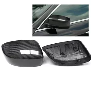 Dry Carbon Fiber Side Mirror Cover Cap Replace for Maserati Levante 2016-2023 - Picture 1 of 7