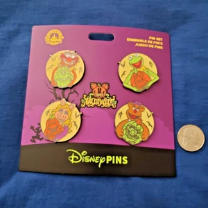 NEU Disney Pin Set The Muppets Happy Halloween Kermit Miss Piggy Fozzie Tier - Bild 1 von 2