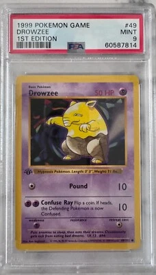 Pokémon TCG Drowzee Base Set 49/102 Regular 1st Edition Common - Image 1 of 2