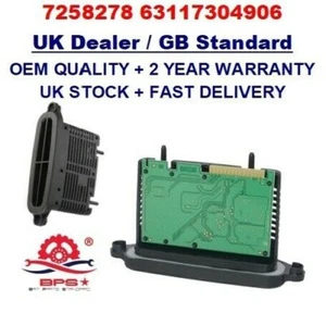 Phare Halogène Tms Conducteur Module 7258278 63117304906 Ce pour BMW F10 F11 F07 - Picture 1 of 4