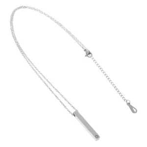 Cadena de barra Lovers de acero inoxidable para hombres cadenas colgantes - Imagen 1 de 12