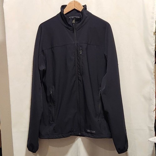 VETEMENTS Giacca softshell Marmot uomo taglia L nera full zip Jeep Dodge Ram Chrysler Mopar