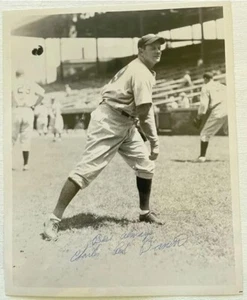 Charles "Red" Barrett Signed Autographed Vintage Glossy 8x10 Photo Boston Braves - Picture 1 of 1