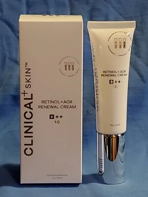 AUTH Clinical Skin Retinol + AOX Renewal Cream *NEW* NIB 1 oz FULL SIZE Antiging - Image 1 of 2