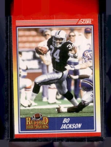 1990 Score #591 Bo Jackson Los Angeles Raiders - Picture 1 of 2