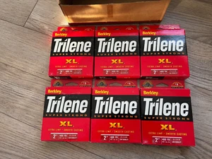 Berkley Trilene XL Fishing Line Extra Tough 2# 2lb Line Clear 6 spools 2400 Yds - Picture 1 of 3