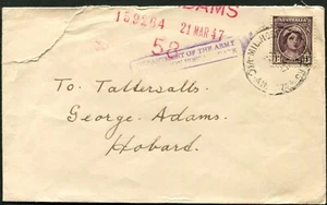 Australia Victoria Militar Hospital 1947 a Hobart cubierta del ejército dirigida, GC - Imagen 1 de 1