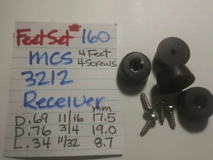 📈FEET SET #160 MCS 3212 STEREO RECEIVER - Picture 1 of 2