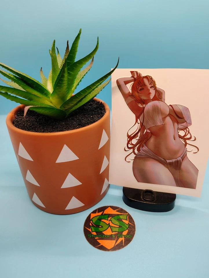 (4.5 Inches) Sword Art Online - Asuna (Captured) Water-Resistant Vinyl Sticker - Image 1 of 1