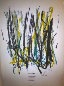 JOAN MITCHELL 'Morning' from 'Poems' 1992 Ltd. Edition Lithograph Print Framed - Picture 1 of 19