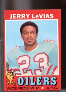 Topps Football 1971 #240 Jerry LeVias - Foto 1 di 2