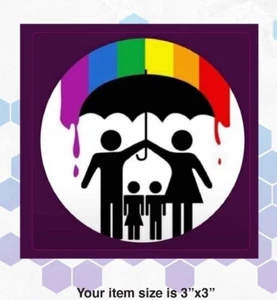 Pride Stickers 10 PACK LOT WORLDWIDE 🌐 SHIPPING ANTI GROOMING CHILDREN STICKERS - Picture 1 of 1