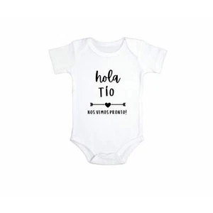 Hola Tio Baby Pregnancy Announcement Bodysuit - Picture 1 of 4