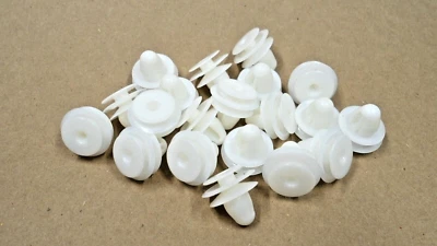 20 NEW TRIM PANEL CLIPS FITS '89 & UP KIA RIO MAZDA 2 3 4 6 MIATA CX MX RX ETC!  - Image 1 of 2