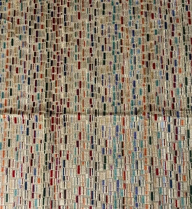 GP & J Baker Maynard Bronze/ Multi  Fabric Remnant 24"x24" - Picture 1 of 3