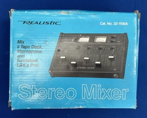 Realistic Stereo Mixer 32-1100A (NO POWER ADAPTER) 🟦 - Picture 1 of 5