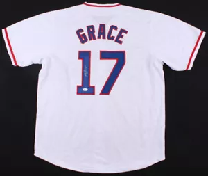 Mark Grace Signed Chicago Cubs Throwback Jersey (JSA) World Series champ (2001) - Picture 1 of 6