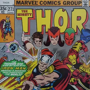 THOR #271 "¡Como un diamante en el cielo!" Marvel Comics 1978 calidad media-alta - Imagen 1 de 10