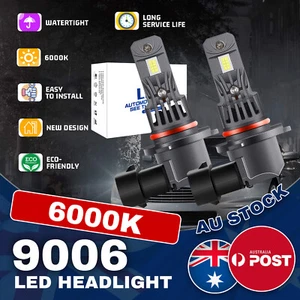 2x LED Headlights Bulbs Low Beams for Jeep Grand Cherokee 1999-2010 6000k - Picture 1 of 15