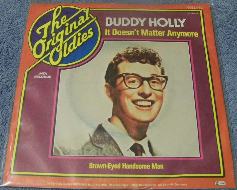 BUDDY HOLLY - IT DOESN'T MATTER ANYMORE - IMPORT - 7" (NM) NEVER PLAYED - Image 1 of 1