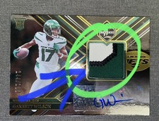 🔥🏈 2022 Panini Limited #110 Garrett Wilson 144/199 Auto & 3 Color RPA RC