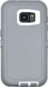 Phone Case Hybrid Shockproof Defender Cover For Samsung Galaxy S7 Gray - Picture 1 of 1