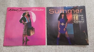 DONNA SUMMER THE WANDERER LOVE IS IN CONTROL 45 RPM LOT OF 2 - Picture 1 of 4
