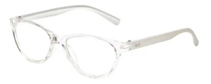 Elle EL15579R Damen ovale Designer Lesebrille in glasklar weiß 51 mm - Bild 1 von 3